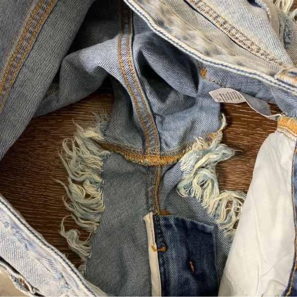 One teaspoon Womens blue Montana rollers cut off jean shorts 26 NWT - Picture 10 of 11